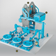 Illustration for article titled A 3-D printed hand-cranked punch card computer